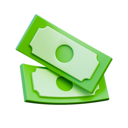 Dinheiro  3D Icon