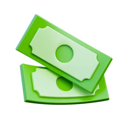 Dinheiro  3D Icon