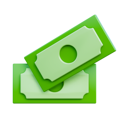 Dinheiro  3D Icon