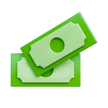 Dinheiro  3D Icon