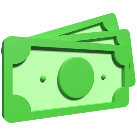 Dinheiro  3D Icon