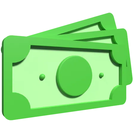 Dinheiro  3D Icon