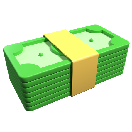 Dinheiro  3D Icon