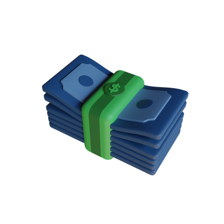 Dinheiro  3D Icon