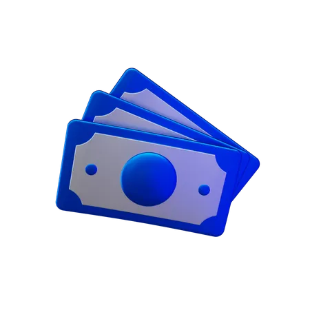 Dinheiro  3D Icon