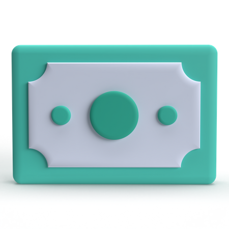 Dinheiro  3D Icon