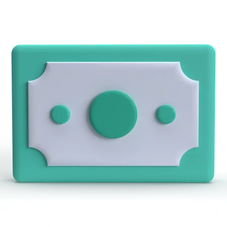 Dinheiro  3D Icon