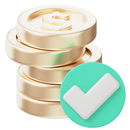 Aceitar dinheiro  3D Icon