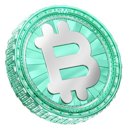 Dinheiro Bitcoin  3D Icon