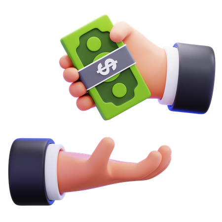 Dinheiro de suborno  3D Icon