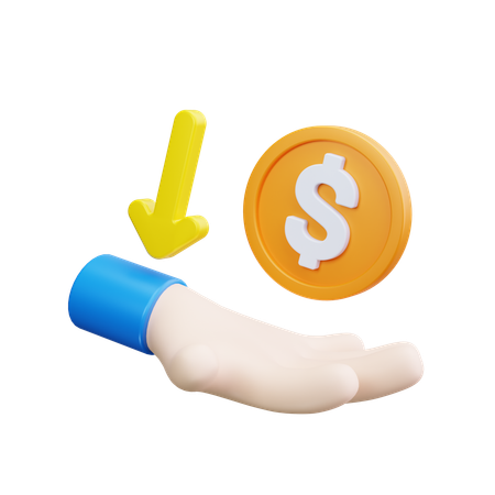 Dinheiro de volta 3D Icon