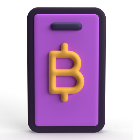 Dinheiro digital  3D Icon
