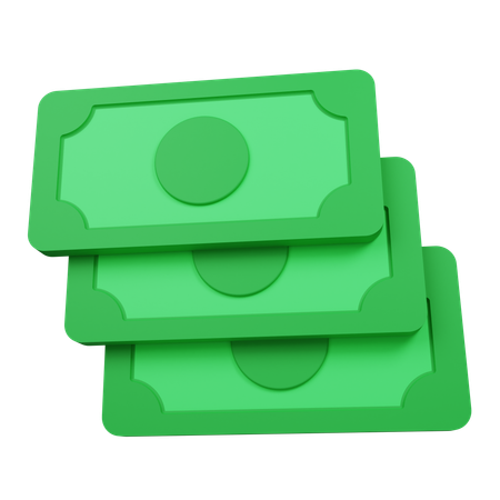 Dinheiro em espécie  3D Icon