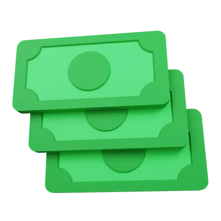 Dinheiro em espécie  3D Icon