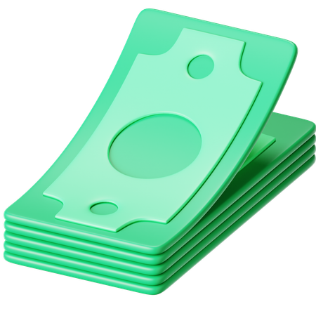 Dinheiro  3D Icon