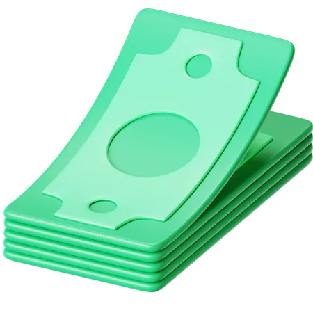 Dinheiro  3D Icon