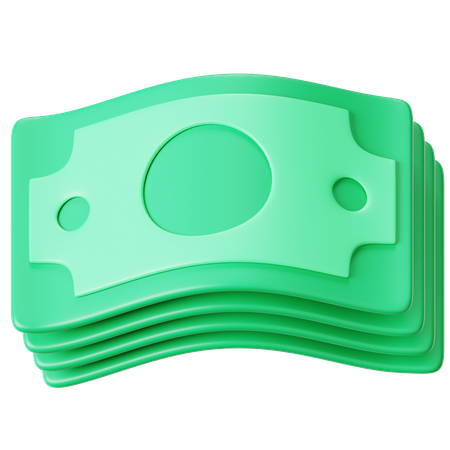 Dinheiro  3D Icon