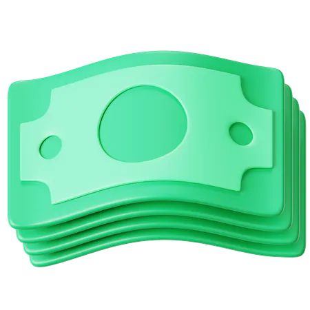 Dinheiro  3D Icon