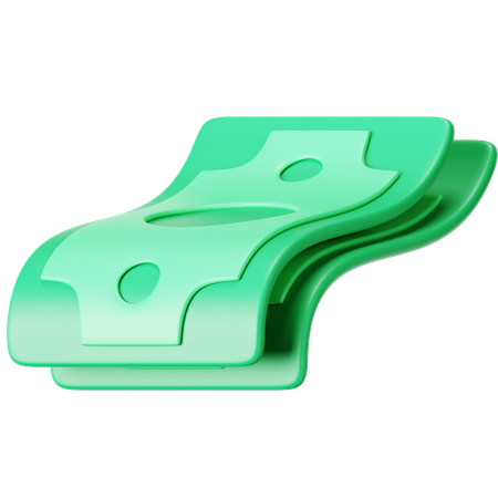 Dinheiro  3D Icon