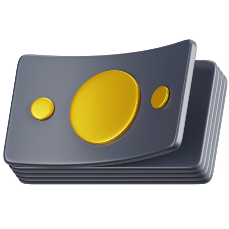 Dinheiro  3D Icon