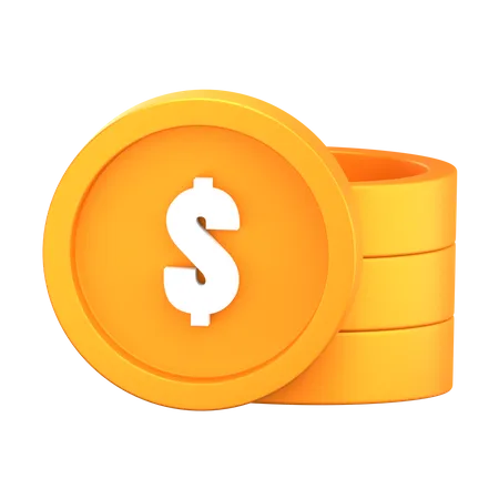 Dólar em dinheiro  3D Icon