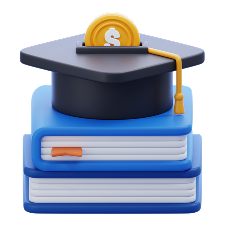 Dinheiro para educação  3D Icon