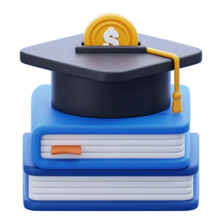 Dinheiro para educação  3D Icon