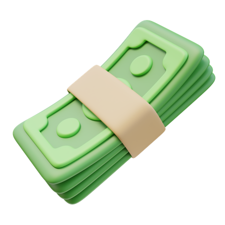 Dinheiro em espécie  3D Icon