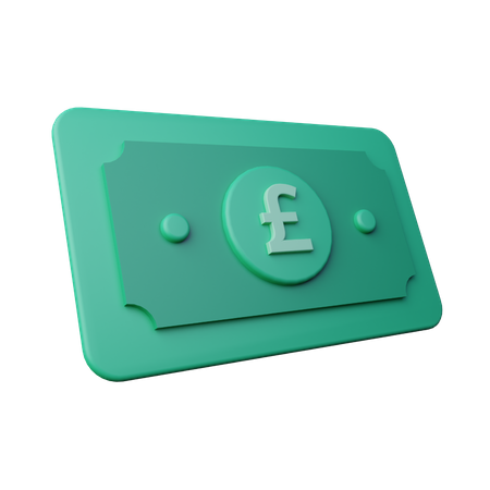 Libra de dinheiro  3D Icon