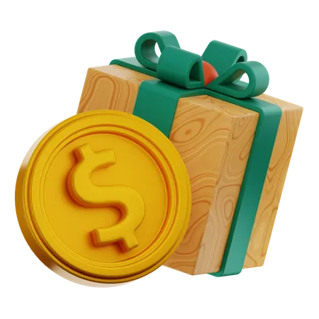 Surpresa de dinheiro  3D Icon