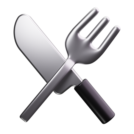 Dining cutlery  3D Icon