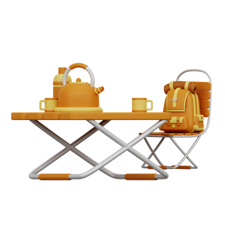 Dining Table  3D Icon