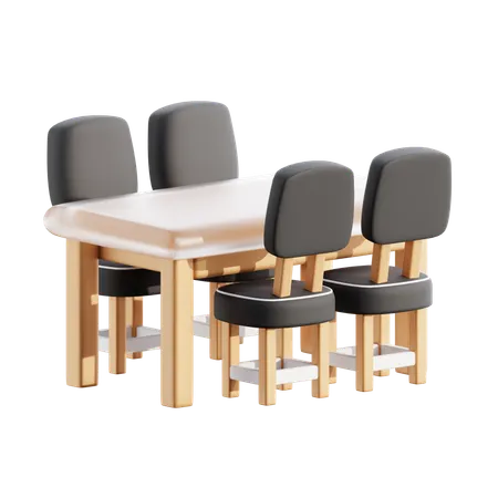 Dining table  3D Icon