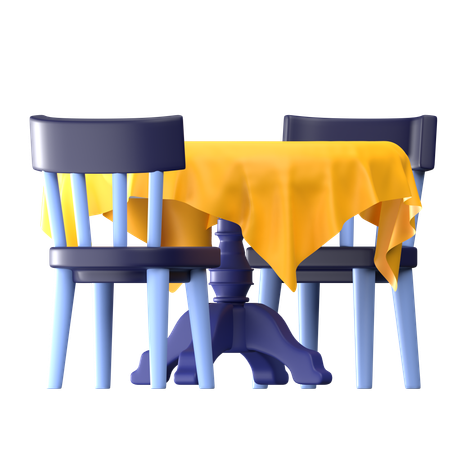 Dining Table  3D Icon