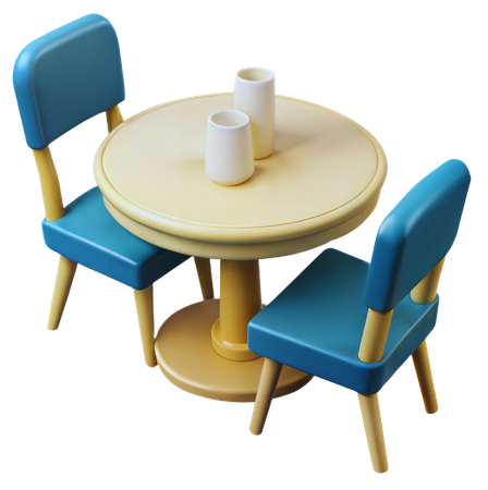 Dining table  3D Icon