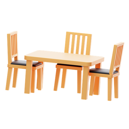 Dining Table  3D Icon