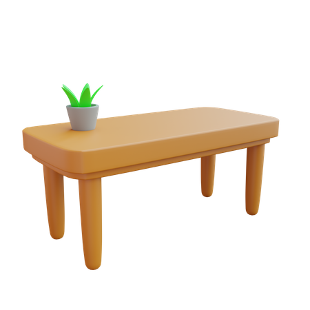 Dining Table  3D Icon