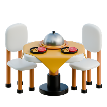 Dining Table  3D Icon