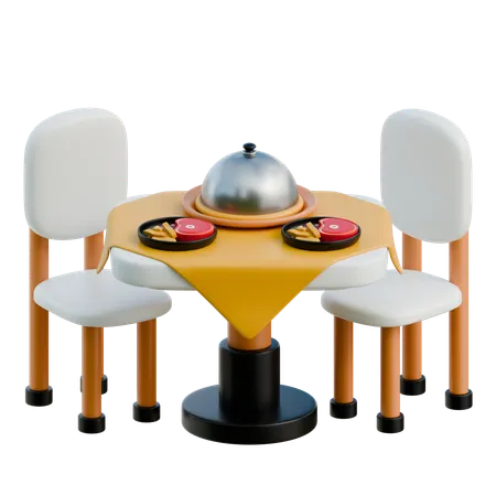 Dining Table  3D Icon