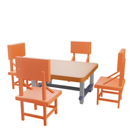 Dining Table  3D Icon