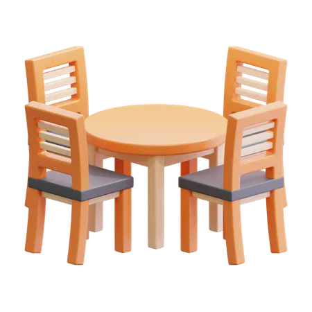Dining Table  3D Icon