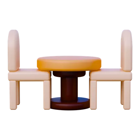 Dining Table 3D Icon