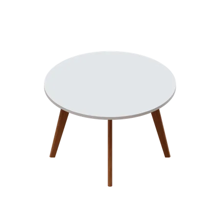 3 D Model Of Dining Table Suitable For Dining Room Furniture Or Any Interior Theme 3D Icon