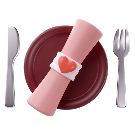 Dinner  3D Icon