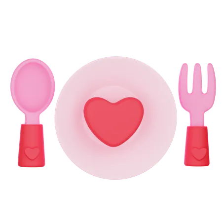 Dinner Date  3D Icon