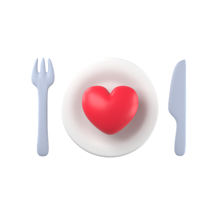 Dinner Date  3D Icon