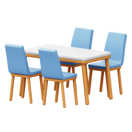 Dinner Table  3D Icon