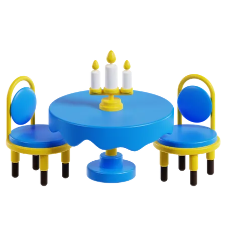 Dinner Table  3D Icon