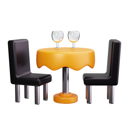 Dinner table  3D Icon