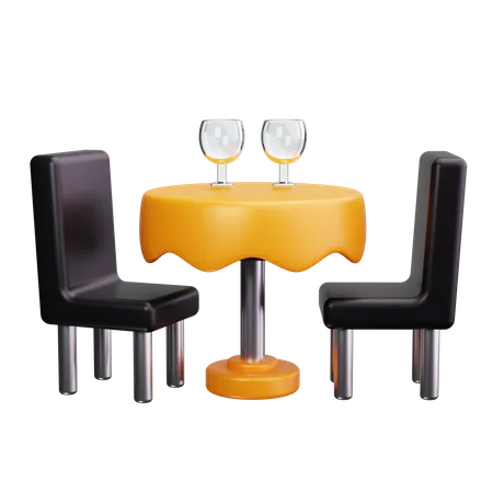 Dinner table  3D Icon